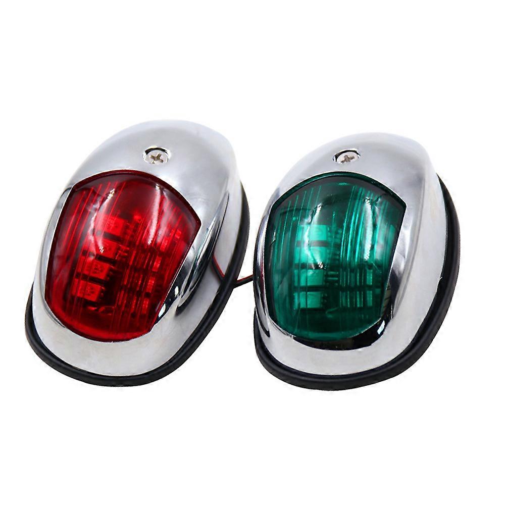 2pcs LED Marine Navigation Lights Pontoon Boat Accessories