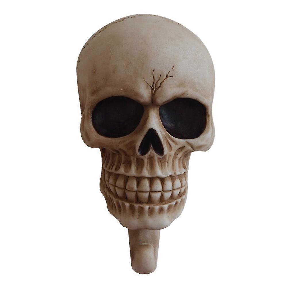Decorative Coat Hooks Halloween Wall Decor Skull Shape Wall Hanger 1Pc