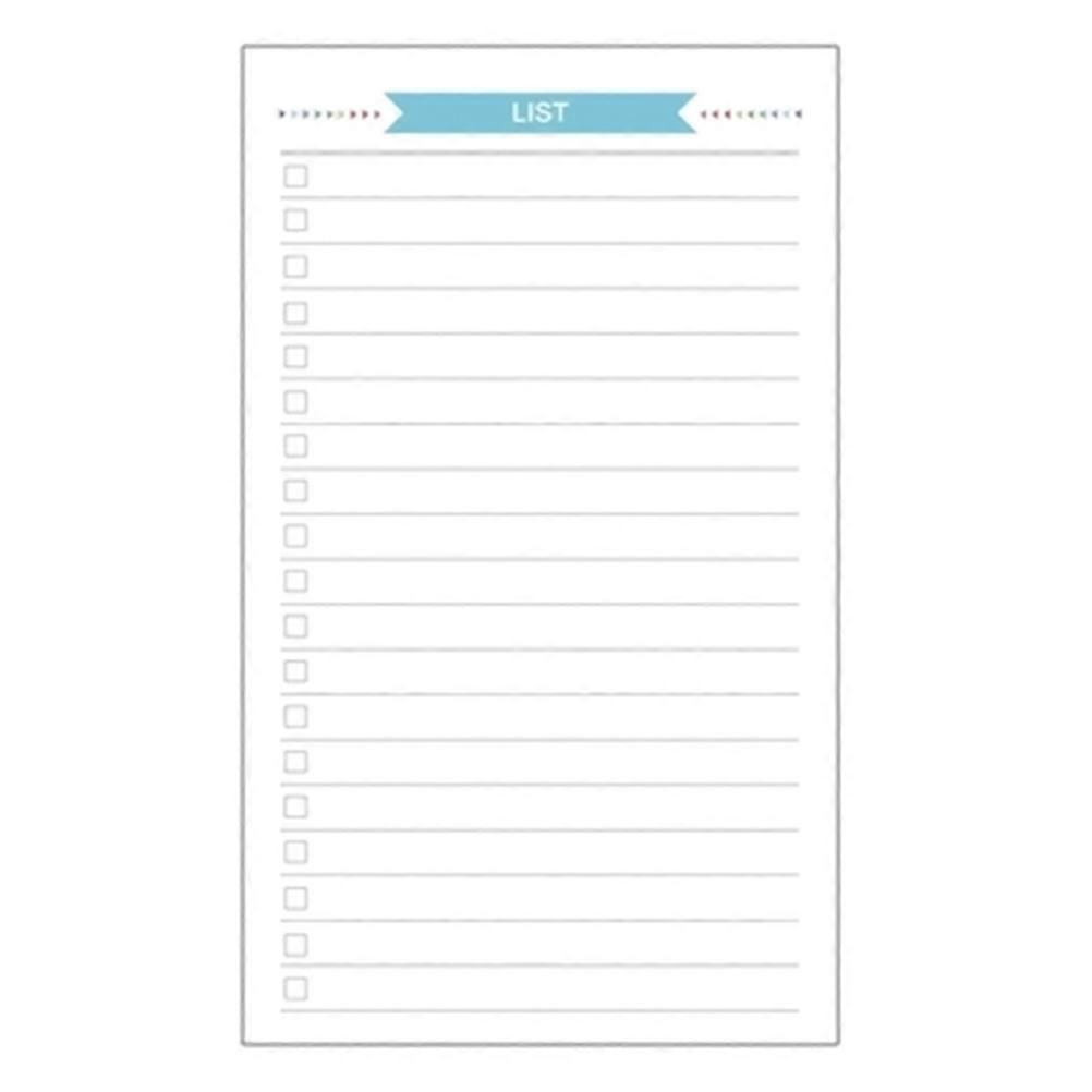 Planner Refills A5 21x14x1.4cm 6-Hole Paper For Daily Use 40Sheets