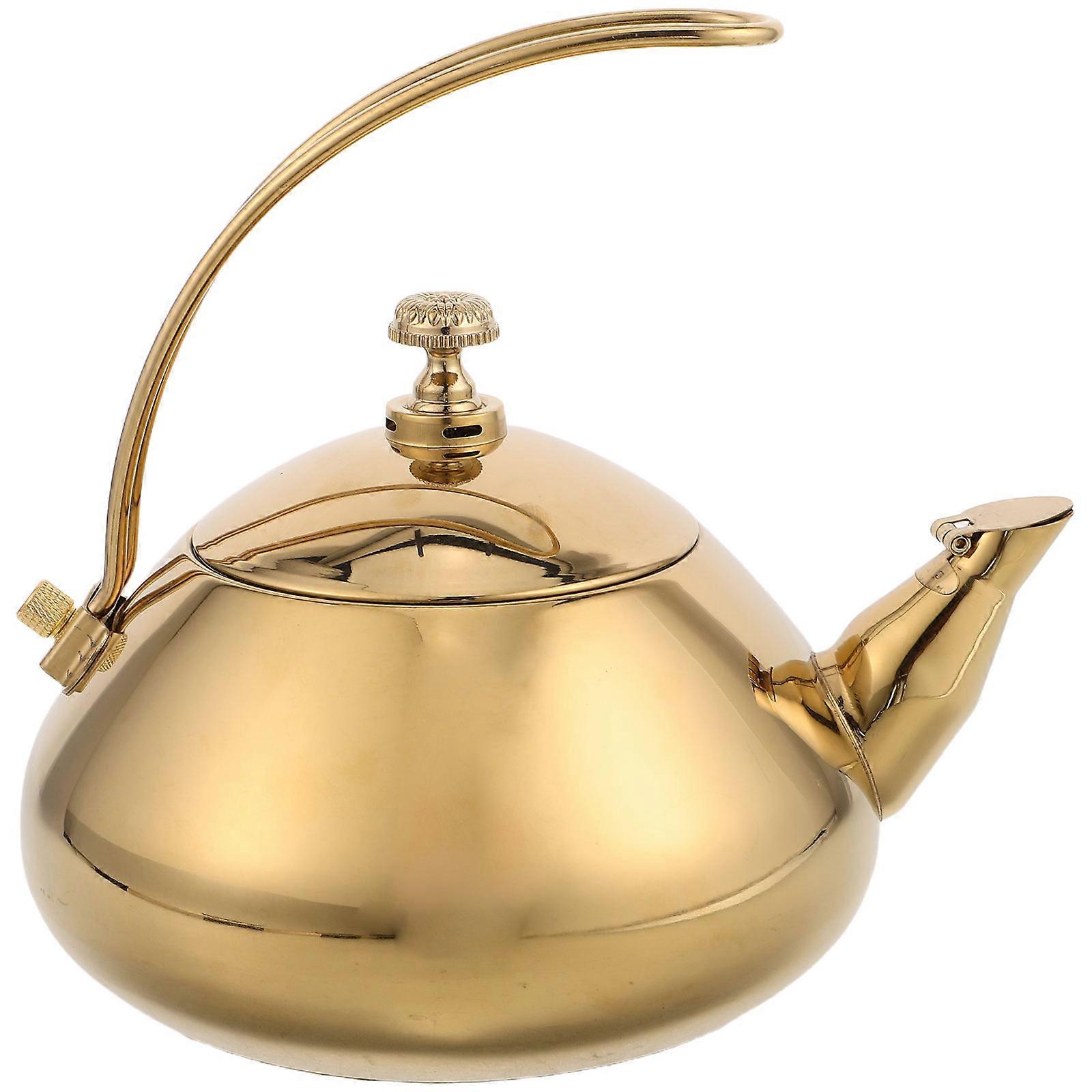 Ergonomic Stainless Steel Tea Kettle with Built in Filter, Induction Hob Compatible, Rapid Heating, Comfortable Grip for Home and Office Use