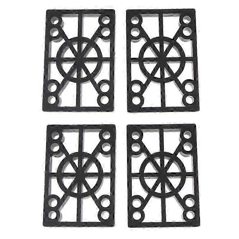 4 Stück Skateboard Riser Pads Longboard Rise Pads, Skateboard Shock Pads, Weiche Longboard Shockpads, 12mm