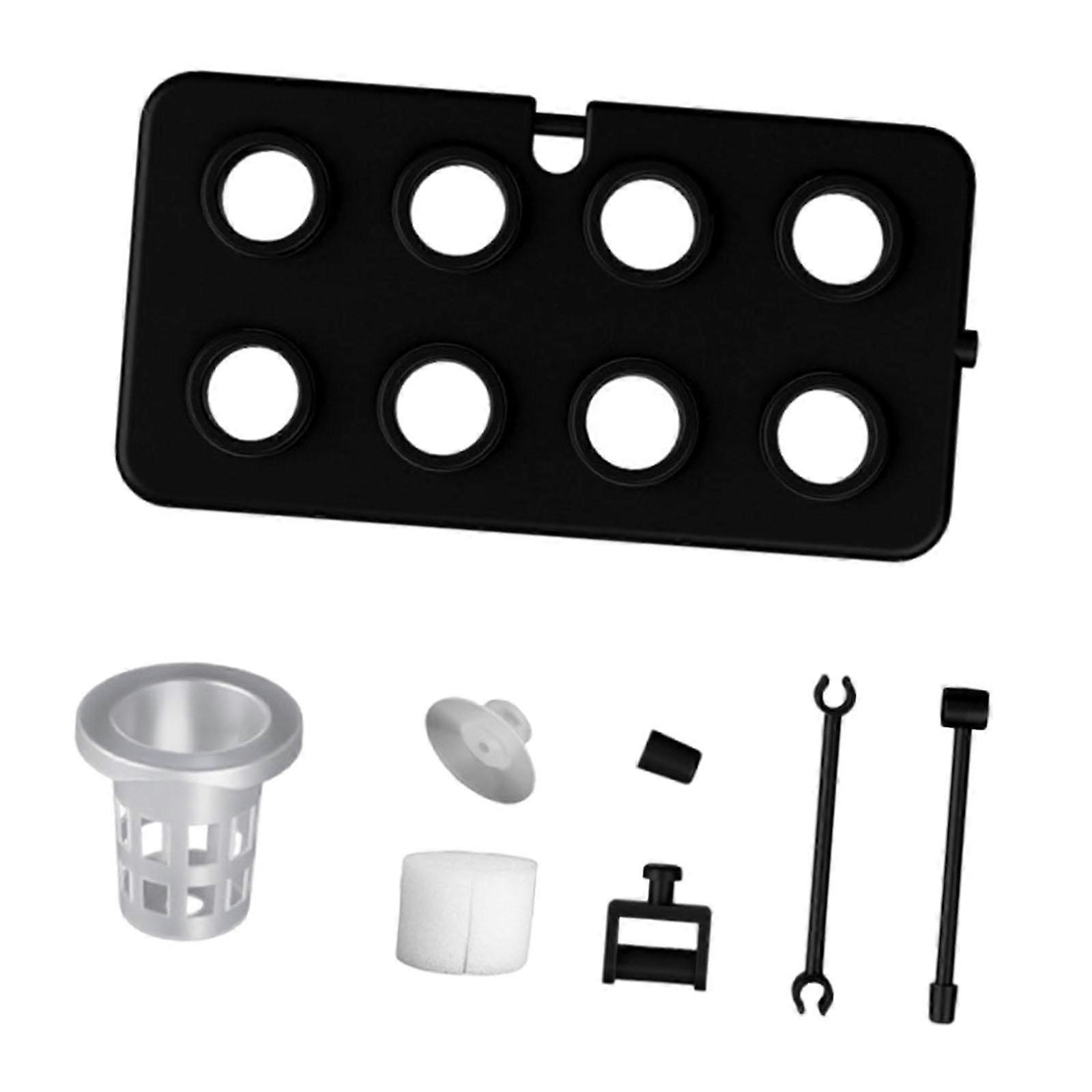 Fish Tank Hydroponic Floating Planter Kit Wall Mountable Aquatic Plant Tray