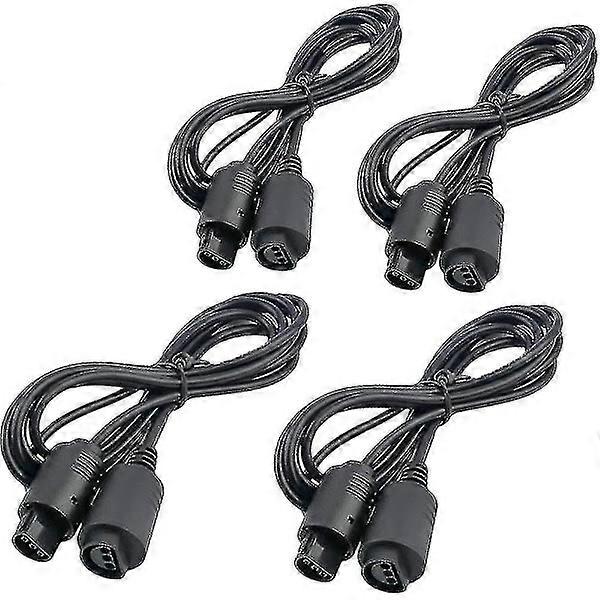 4-Pack 6ft N64 Controller Extension Cable Compatible with Nintendo 64 N64