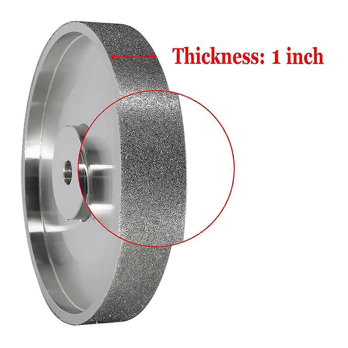 ,6Inch Dia x 1Inch Wide,with 1/2Inch Arbor,80 Grit