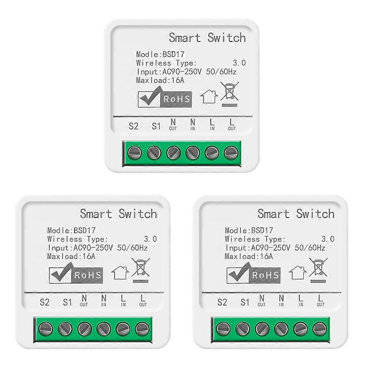 Tuya Tuya 16A Smart Switch Zigbee Kassettbryter