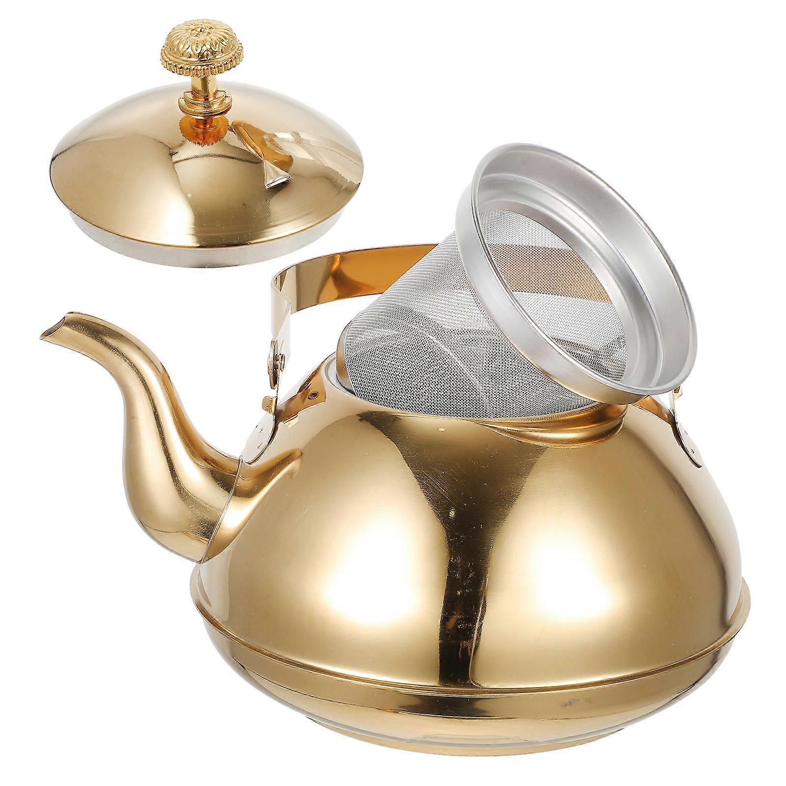 Teapots For Tea Lovers Coffee Brewing Ergonomically Designed Handle 1Set