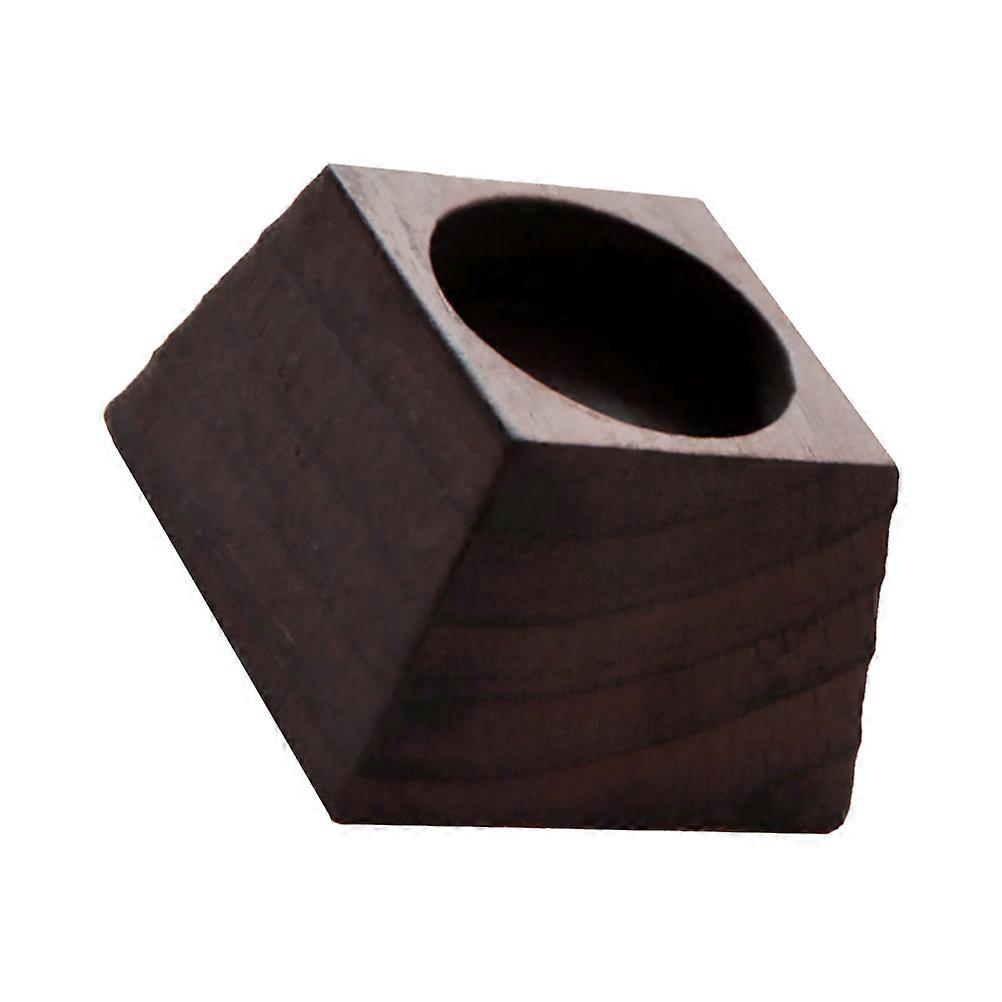 Rustic Wood Tealight Holder Event Planners 2.95X2.95X1.97in 1Set