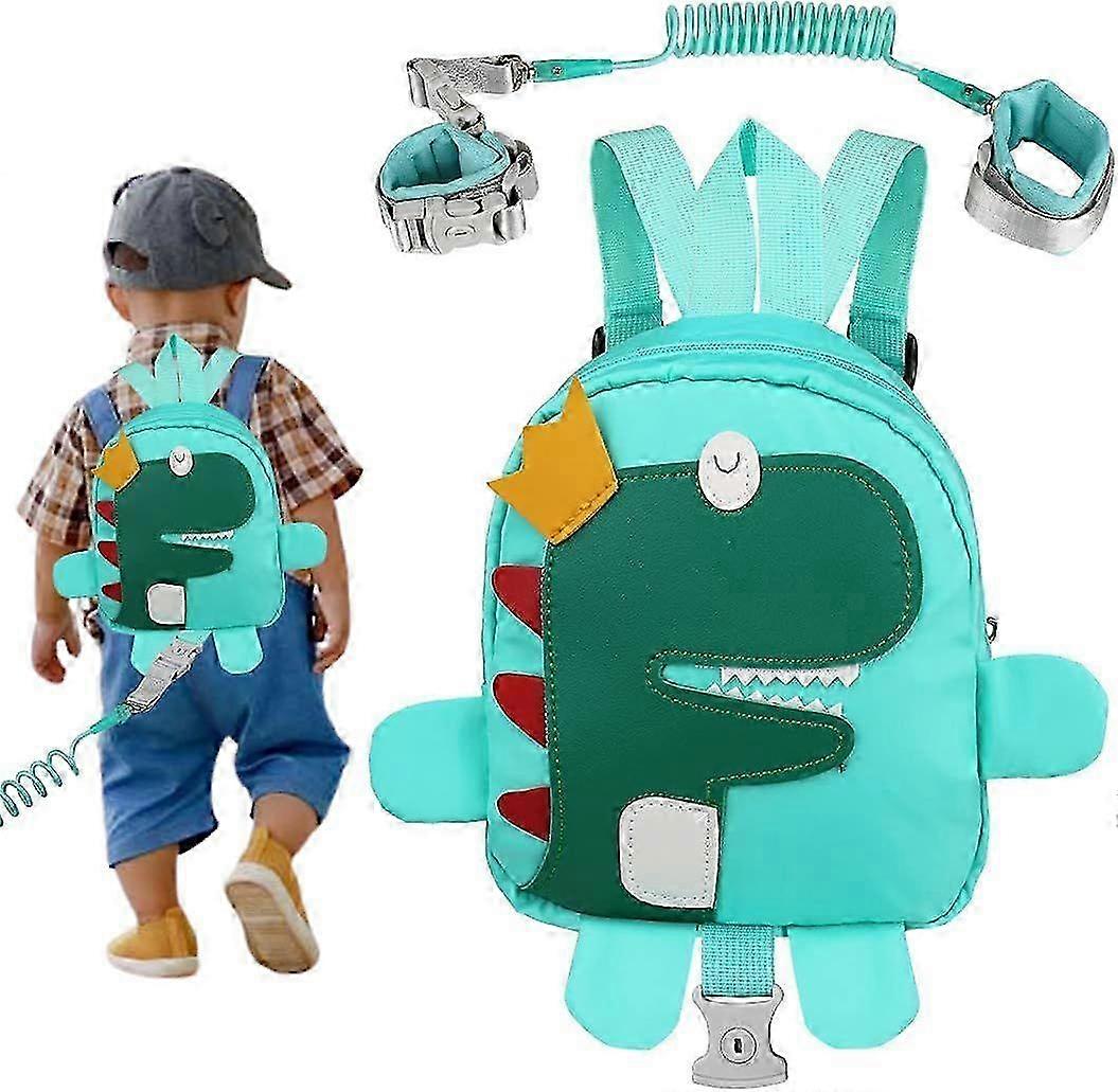 Toddler Walking Harness with Backpack, Anti-Lost Safety Wrist Strap and 1.5m Bungee Link