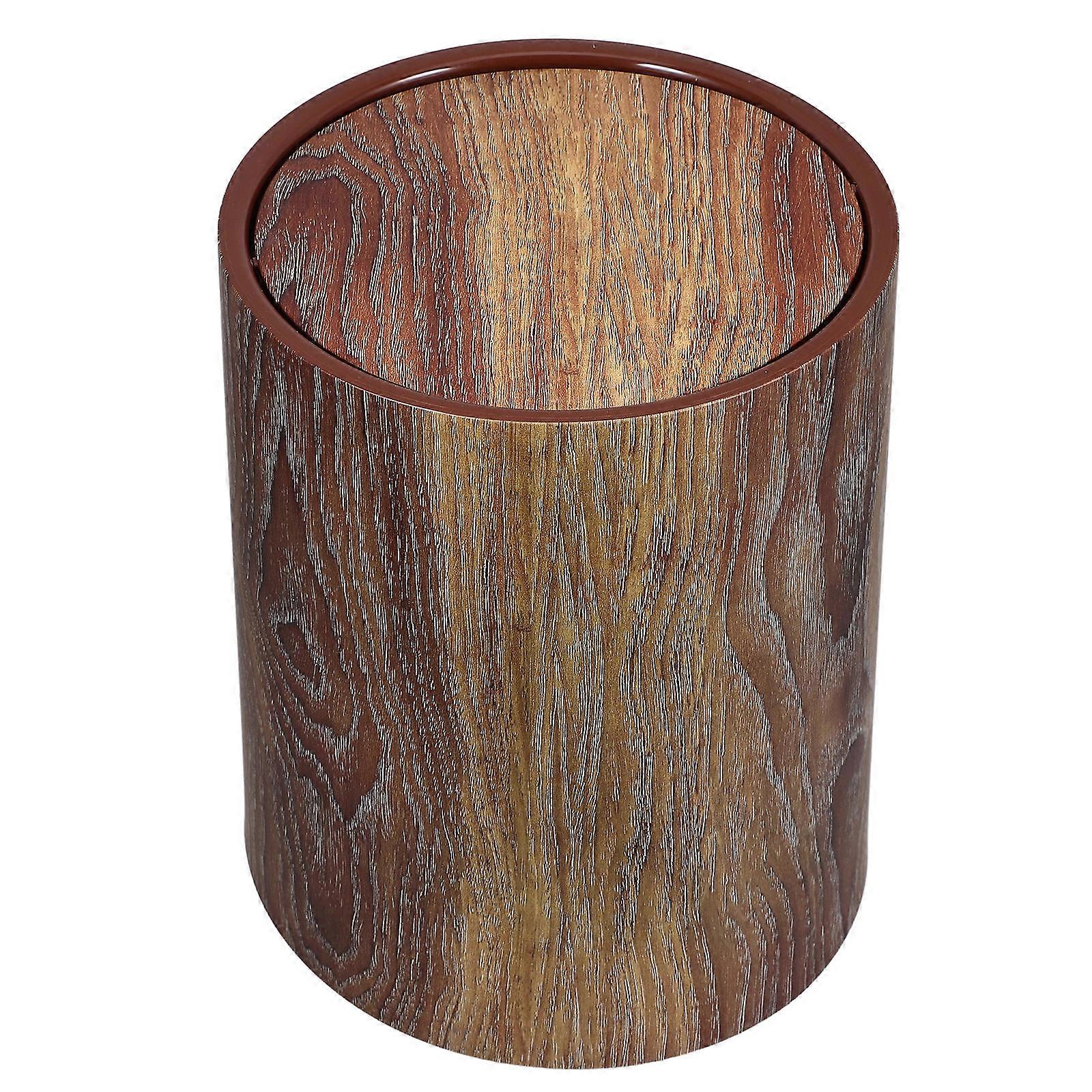 Small Office Trash Can Waste Basket For Adults Garbage Disposal Vintage Style 1Set