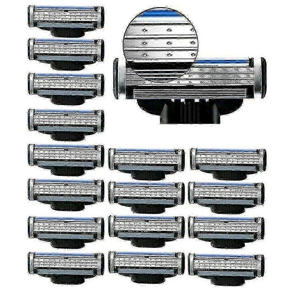 2025 Pack Of 32 3-layer Razor Blades For Mach Manual Razor Razor Blades For Men