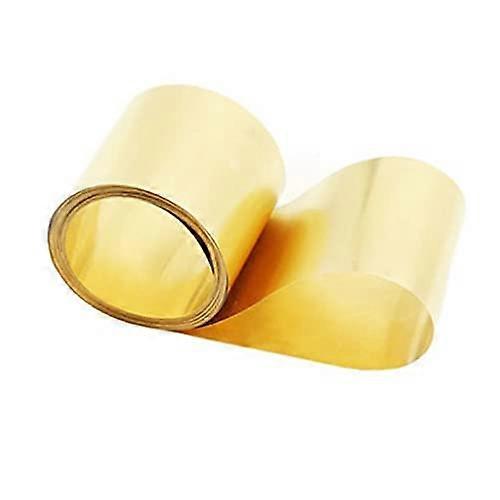 Thin Brass Sheet Foil Plate 0.05x100x1000mm for DIY Projects