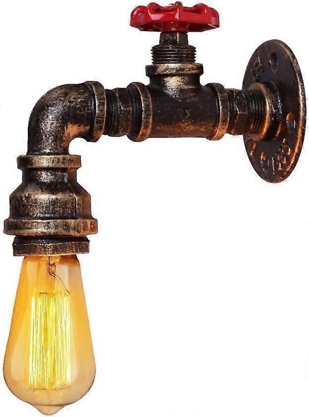 Water pipe wall lamp, retro industrial wall lamp, water pipe