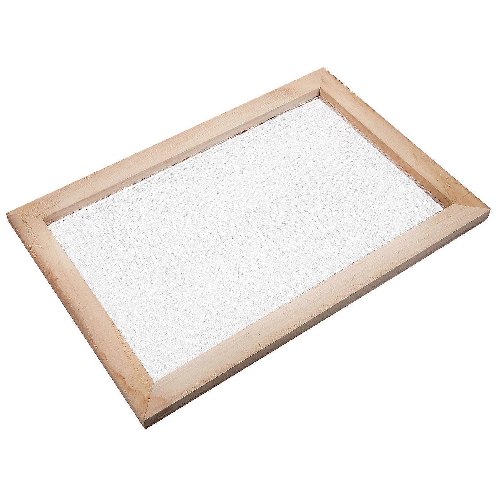 Ancient Method Paper Making Mould Wooden Frame For Diy Projects 1Set