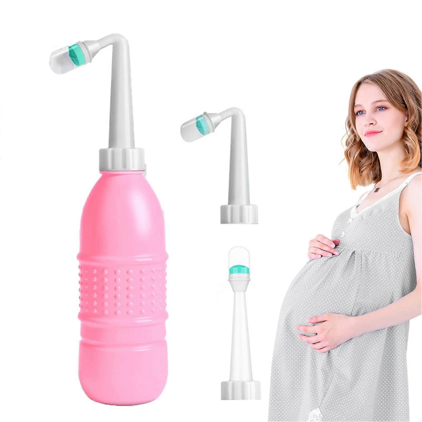 Feminine Vaginal Shower System - Reusable Ergonomic Cleaning Syringe for Women, Soft and Easy to Use Rose Design