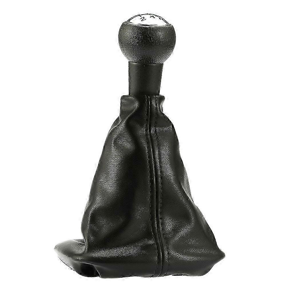 5 Speed Gear Shift Knob Gearstick Gaiter Boot Leather Replacement Kit for PEUGEOT 207 307 406