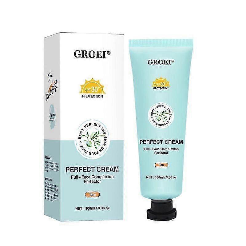 Super Cream All-Over Complexion Perfector, Concealer Cream Full Coverage Concealer, Waterproof & Transfer-Resistant Skin Tint for Face and Body