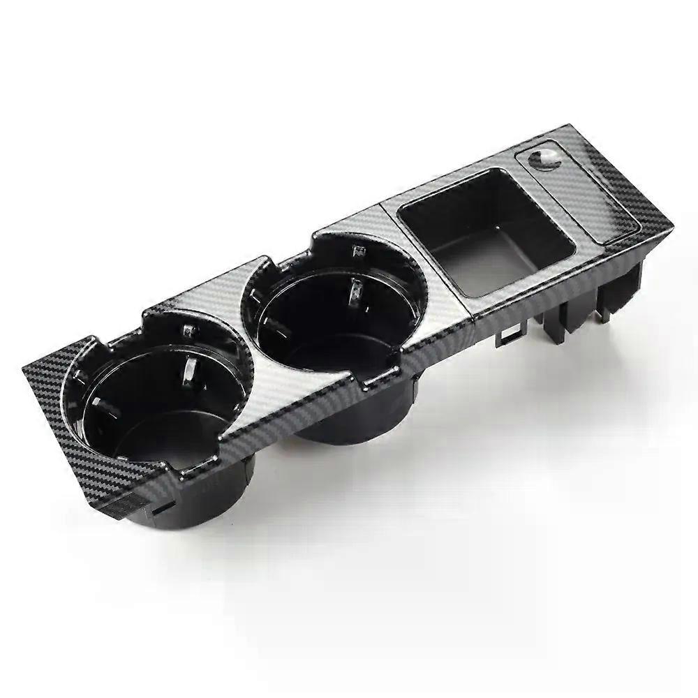 New Double Hole Car Styling Front Center Console Storage Box Coin + Cup Holder Fit For BMW E46 Series 1998-2006 51168217953