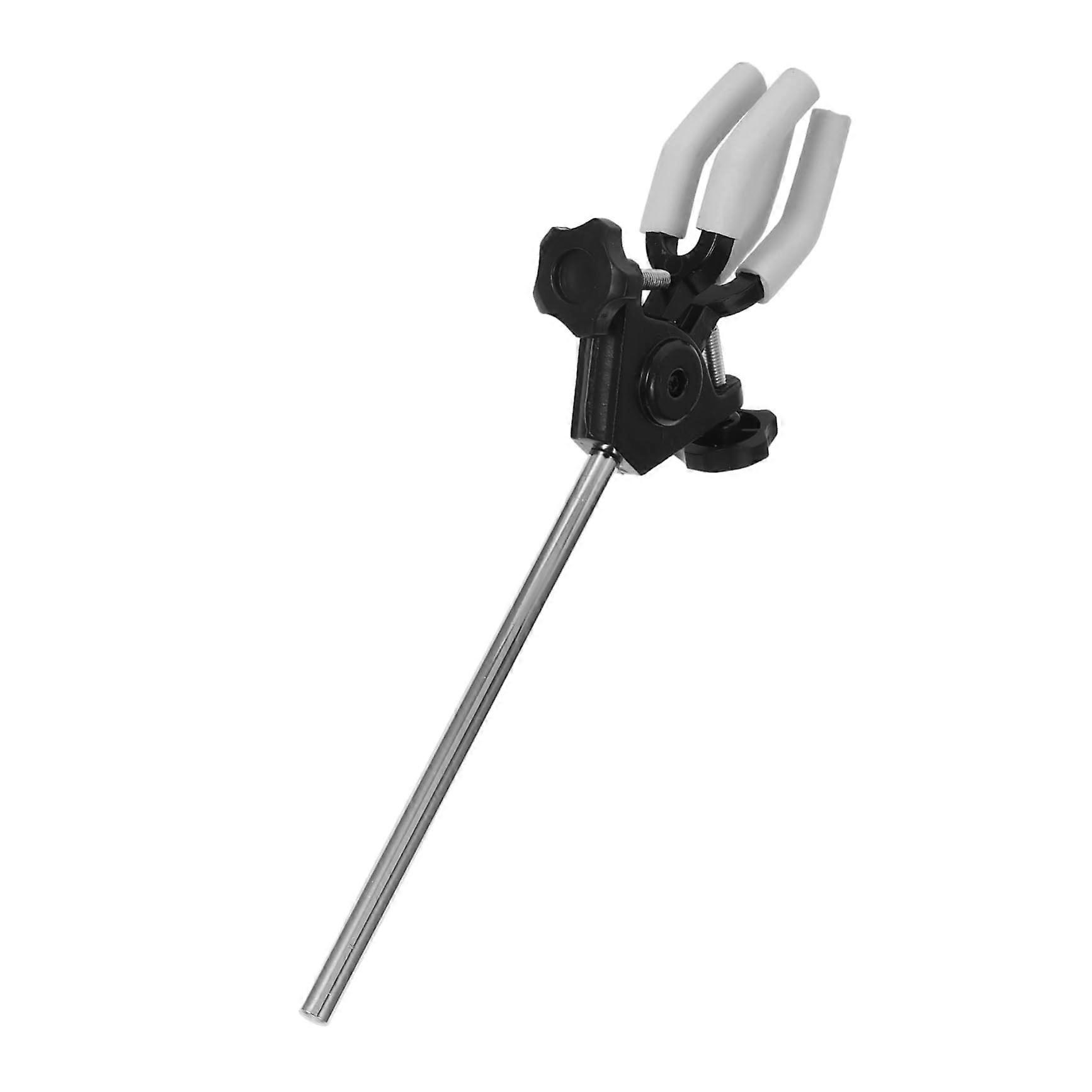 Laboratory Stand Clamp, Adjustable Retort Clamp for Chemistry and Physics, Steel Construction, Compatible with Standard Lab Stands