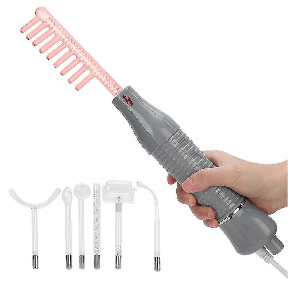 7pcs / Set High Frequency Electrotherapy Instrument Acne Removal Ozone Electrotherapy RodUS Plug 110V