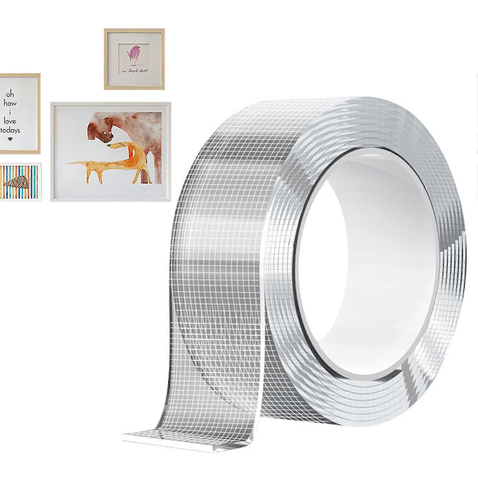 Transparent DoubleSided Nano Tape, Durable, Removable, Traceless Adhesive