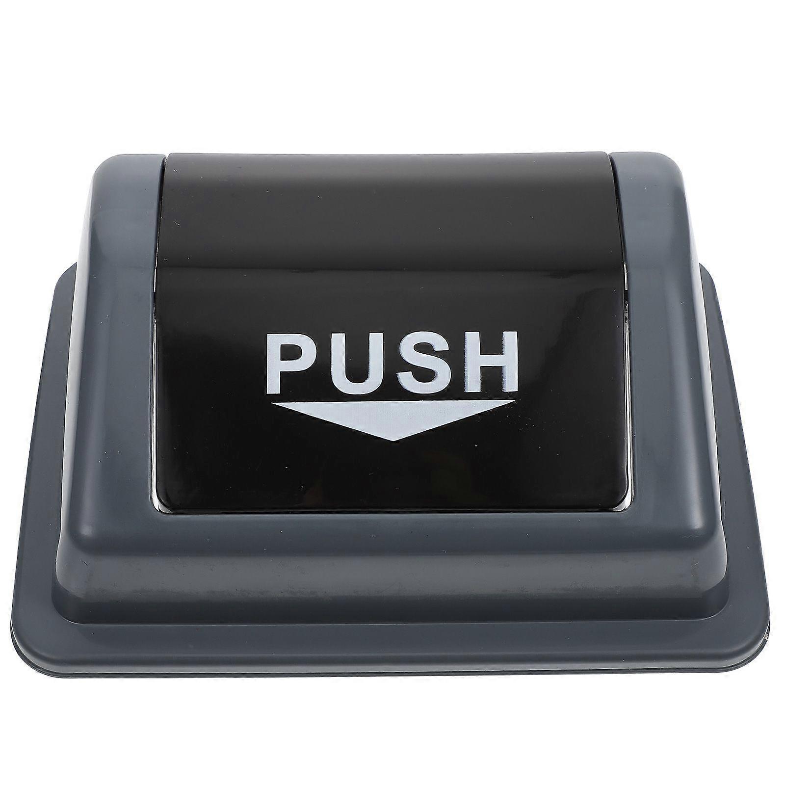 Grey Trash Can Replacement Lid Plastic Large Sanitation Waste Bin Protector