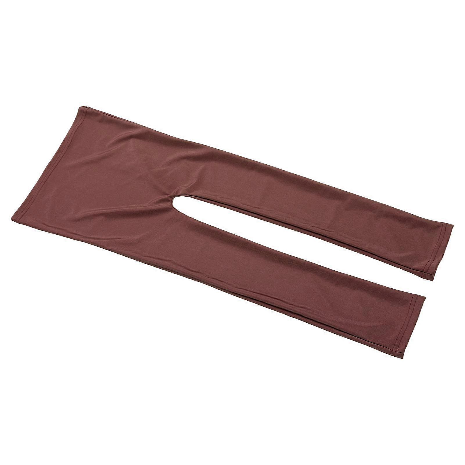 Heatless Curling Rod Headband Leggings Shape Elastic Reduce Split Ends Hair Styling Tool for Sleep Brown