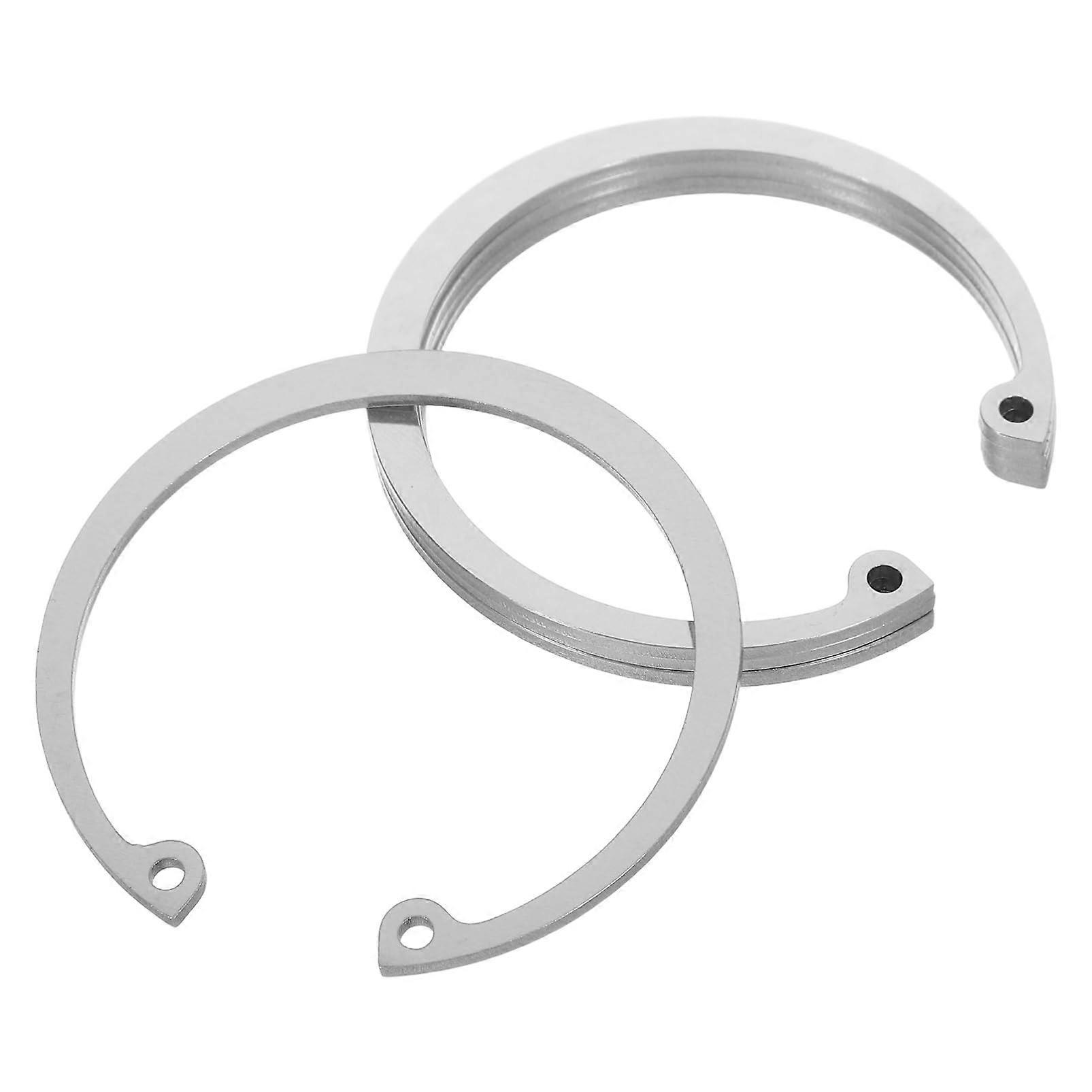 Stainless Steel 5-Piece Retaining Ring Set with C-Clip Holder for External Retaining Rings, Multi-Functional Snap Rings