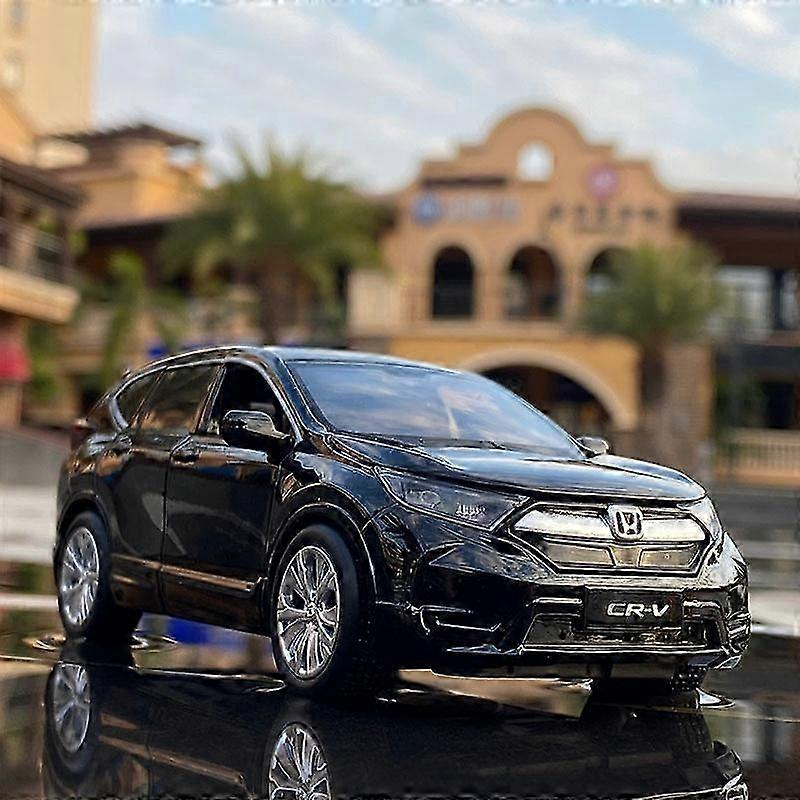 1:32 CRV SUV合金車モデルサウンド&ライトとダイキャストおもちゃの乗り物 - メタルシミュレーション収集キッズギフトおもちゃの車