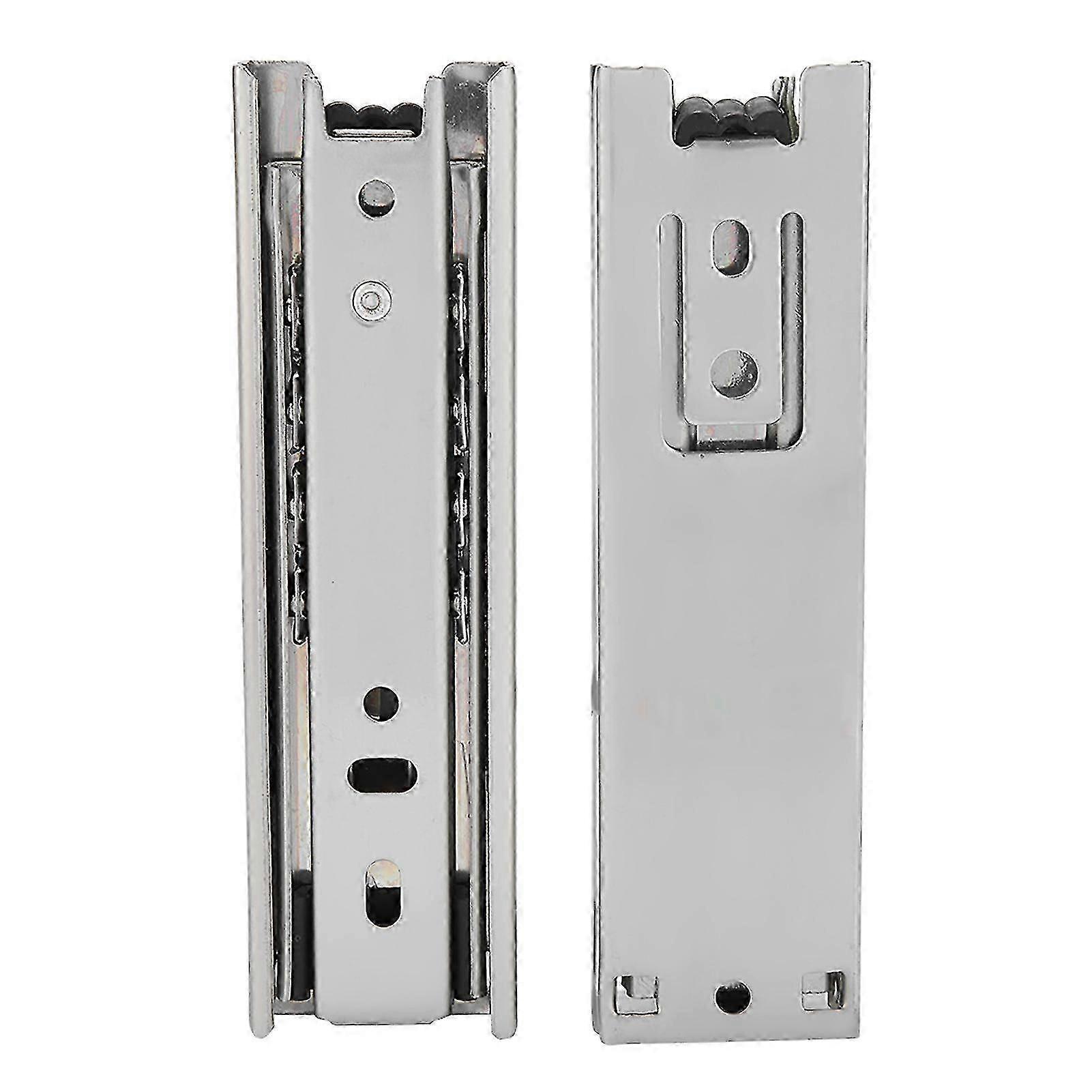 2pcs 5in Mini Short Drawer Slides Furniture Guide Rail Full Extension Kitchen Cupboard Hardware