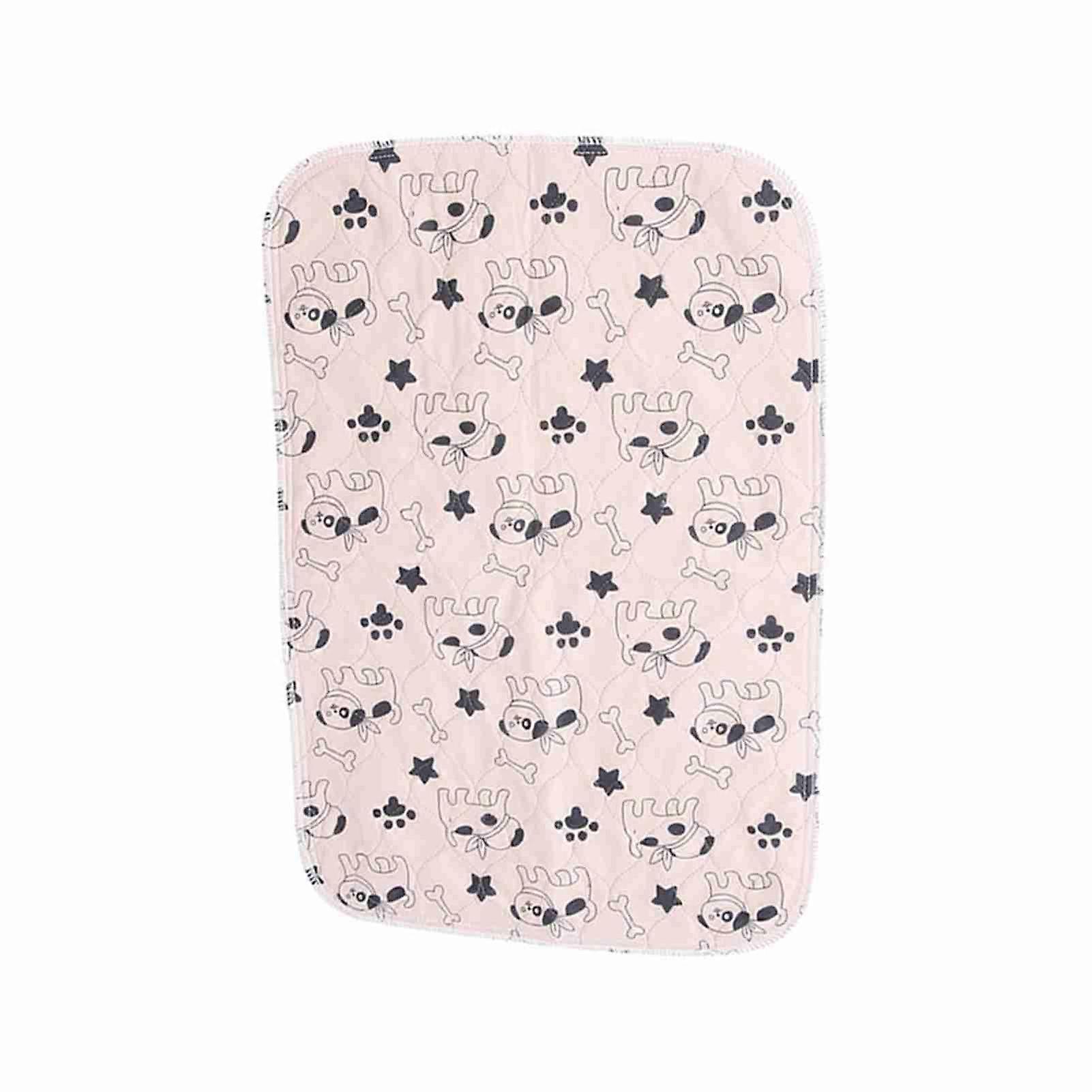 Reusable Waterproof Pet Pee Pad 40x60cm with Cartoon Bone Pattern