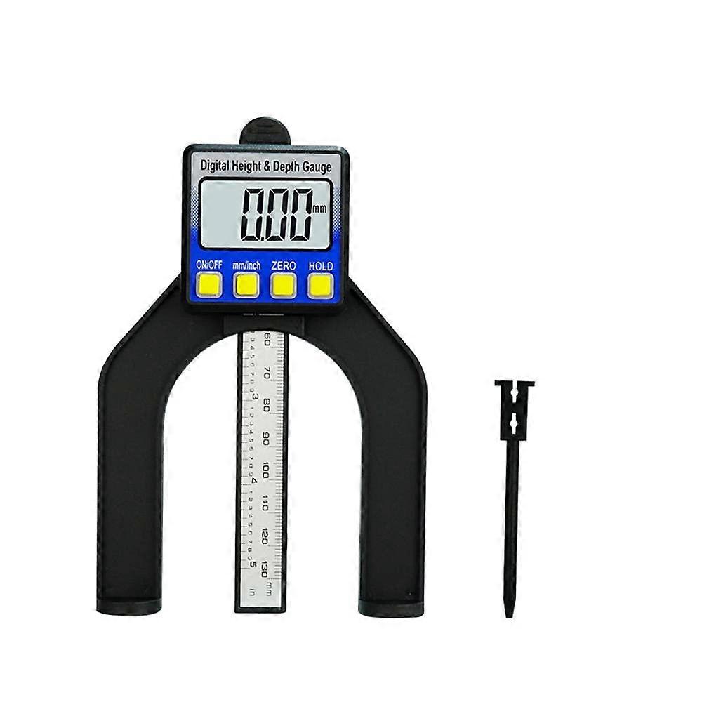 Digital Depth Display 0-80 mm LCD Height Calibrators with Magnetic Foot for Accurate Measuring Tools