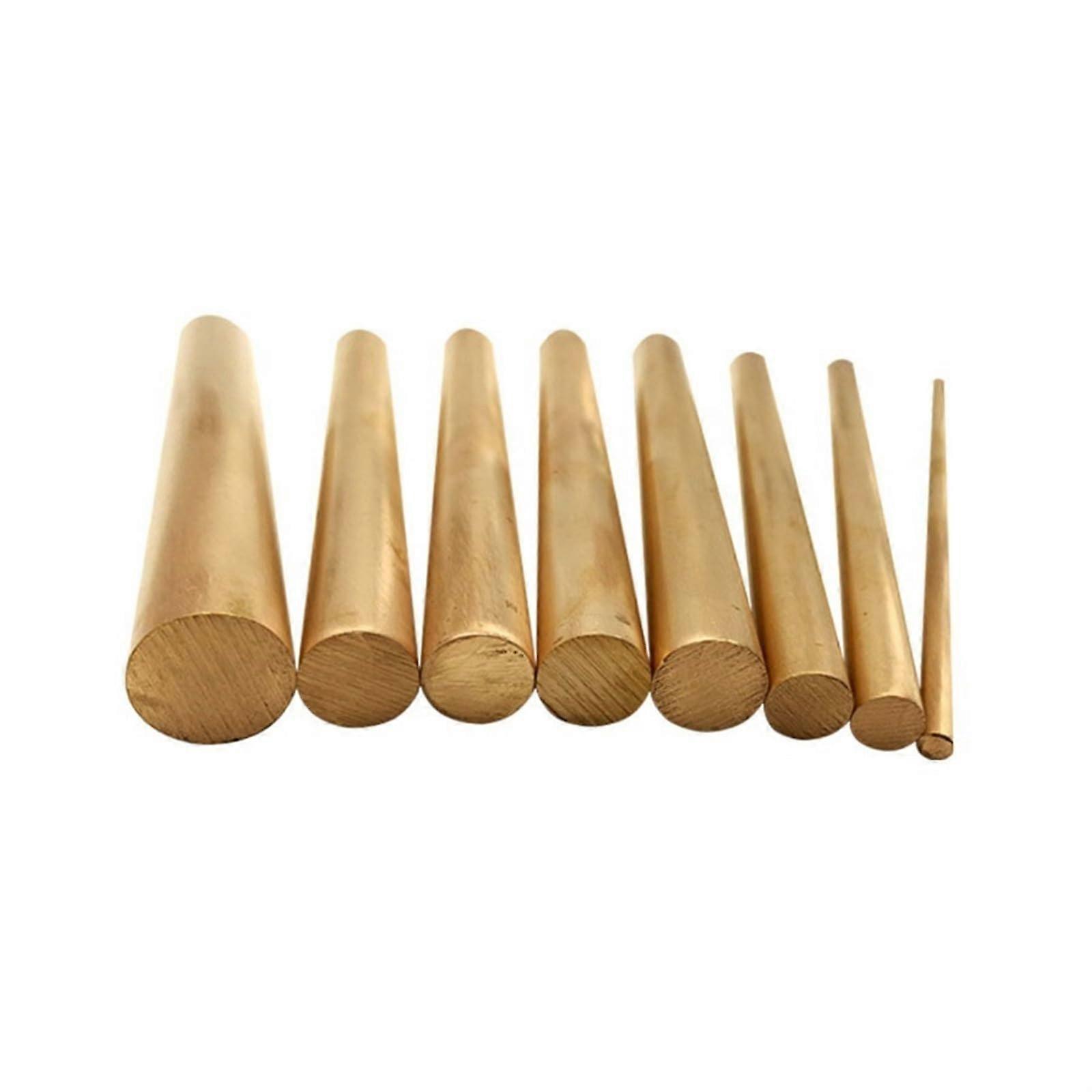 Brass Round Rods 10 Pcs 1.6-3 mm Dia 100-250 mm Length Ideal For DIY Knife Handles Model Making