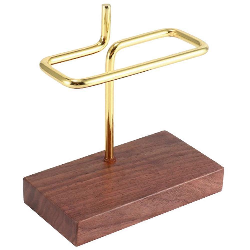 Sturdy Brass Coffee Filter Holder for Storage with Smooth Surface Ideal for Home Office and Cafe 5.5 x 3.2 Inches