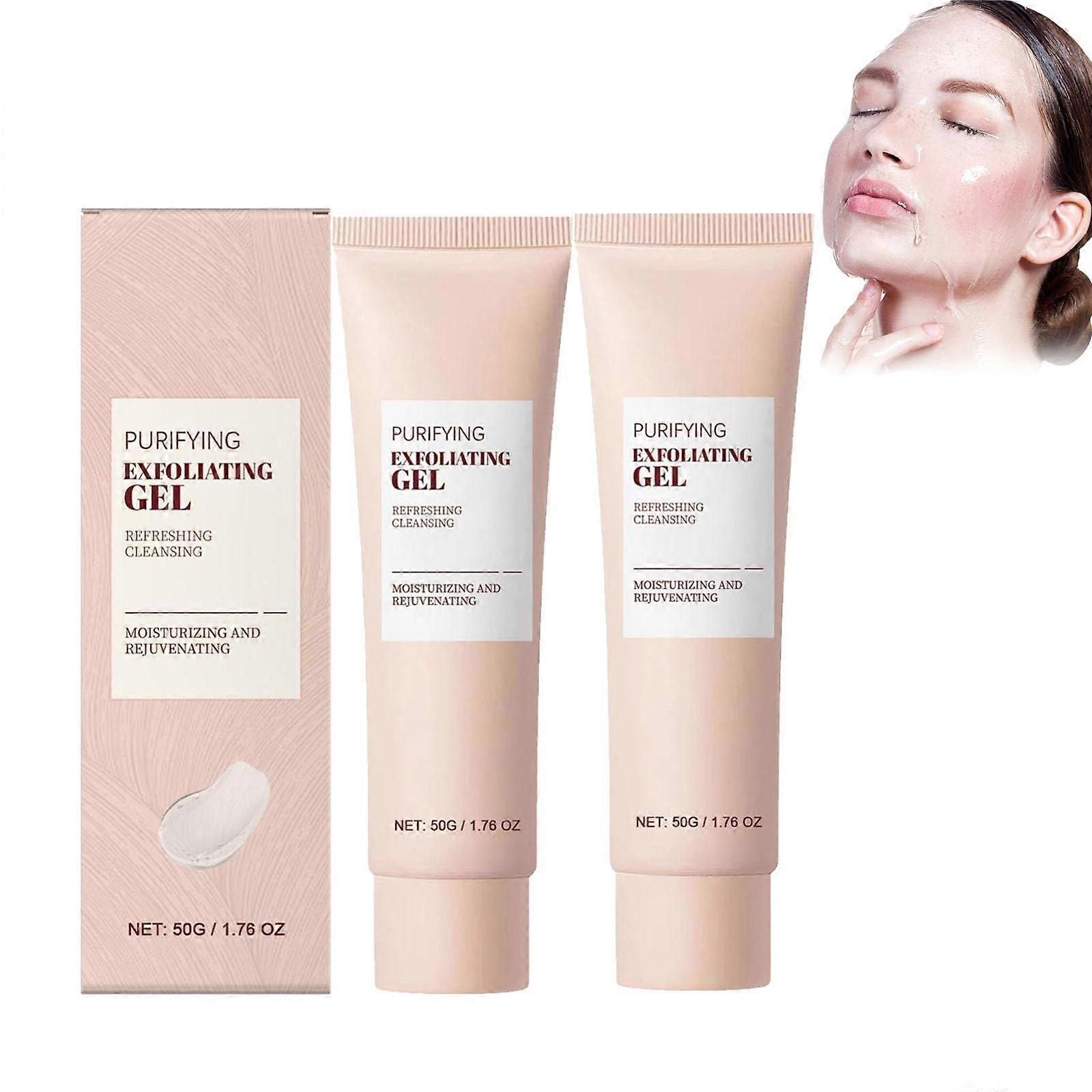 Purifying Exfoliating Gel Brightening, Deep Cleansing (2 Pieces, 50G)