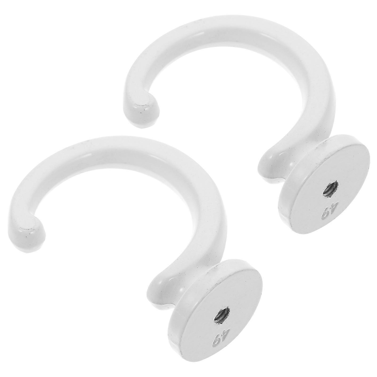 Wall Hooks Set for Curtain Tiebacks, Multi Use Holdbacks for Keys, Bags, Towels, Space Saving Wall Mounted Hanger