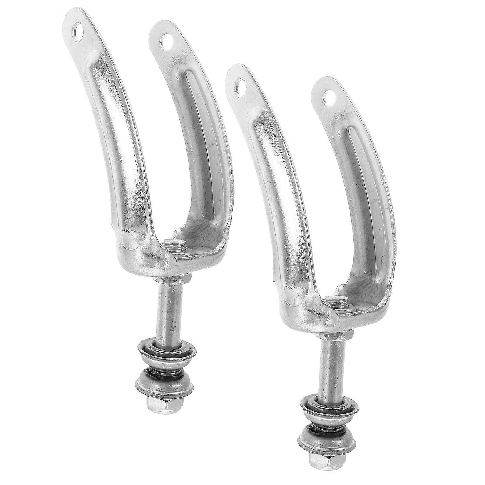 Sturdy Steel Wheelchair Wheel Bracket Replacement with Bearings for Smooth Operation and Enhanced Comfort
