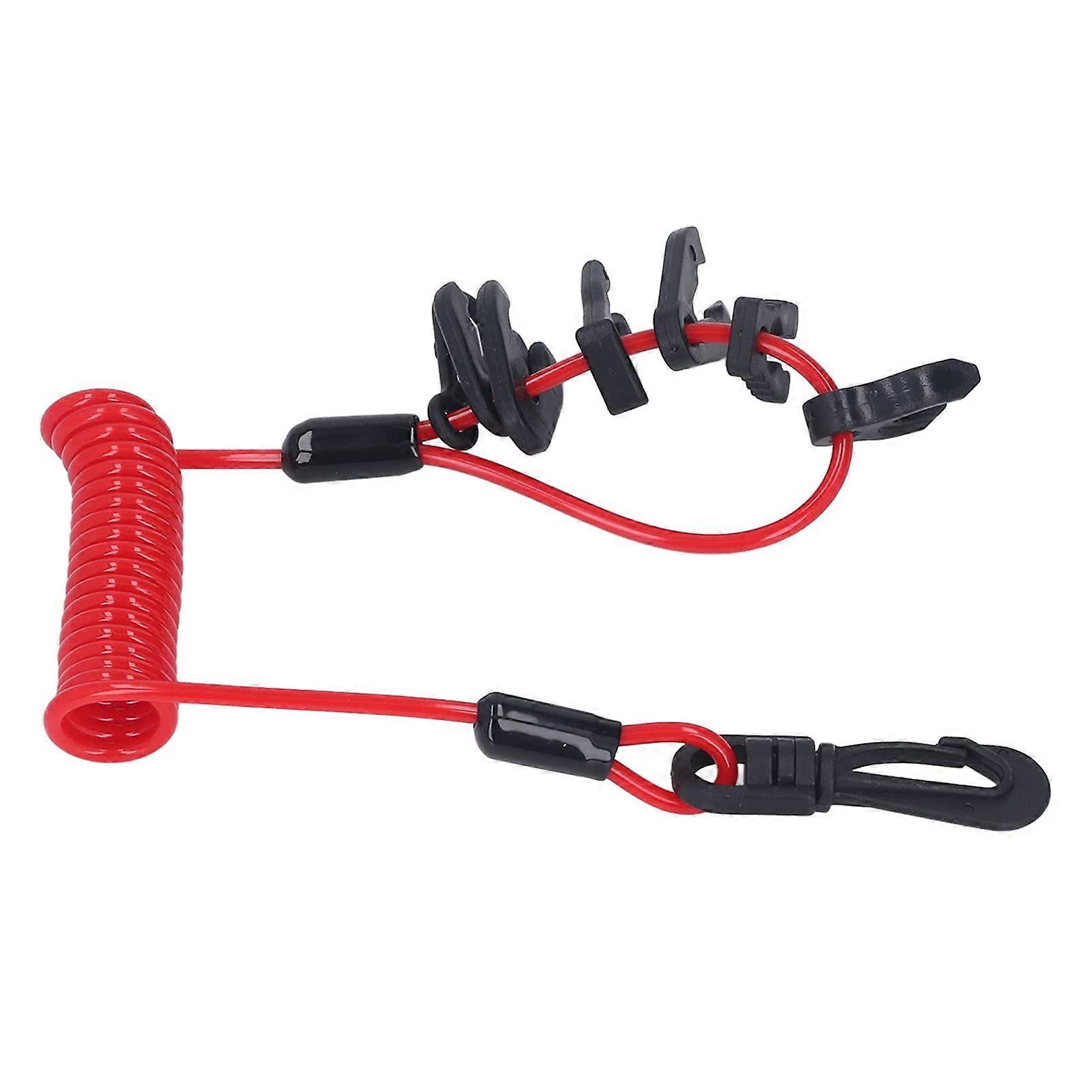 Boat Engine Safety Lanyard Emergency Switch for Mercruiser Material for Higher Safety and Easy Installation