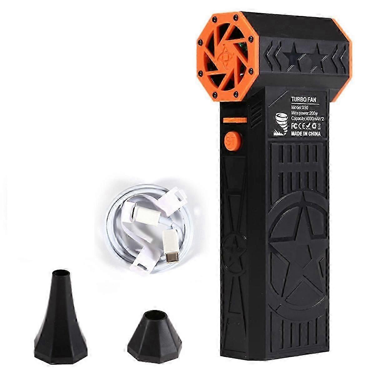 Handheld Turbo Jet Fan 130000RPM High Power Air Blower Violent Turbo Fan Air Dust Blower Industrial