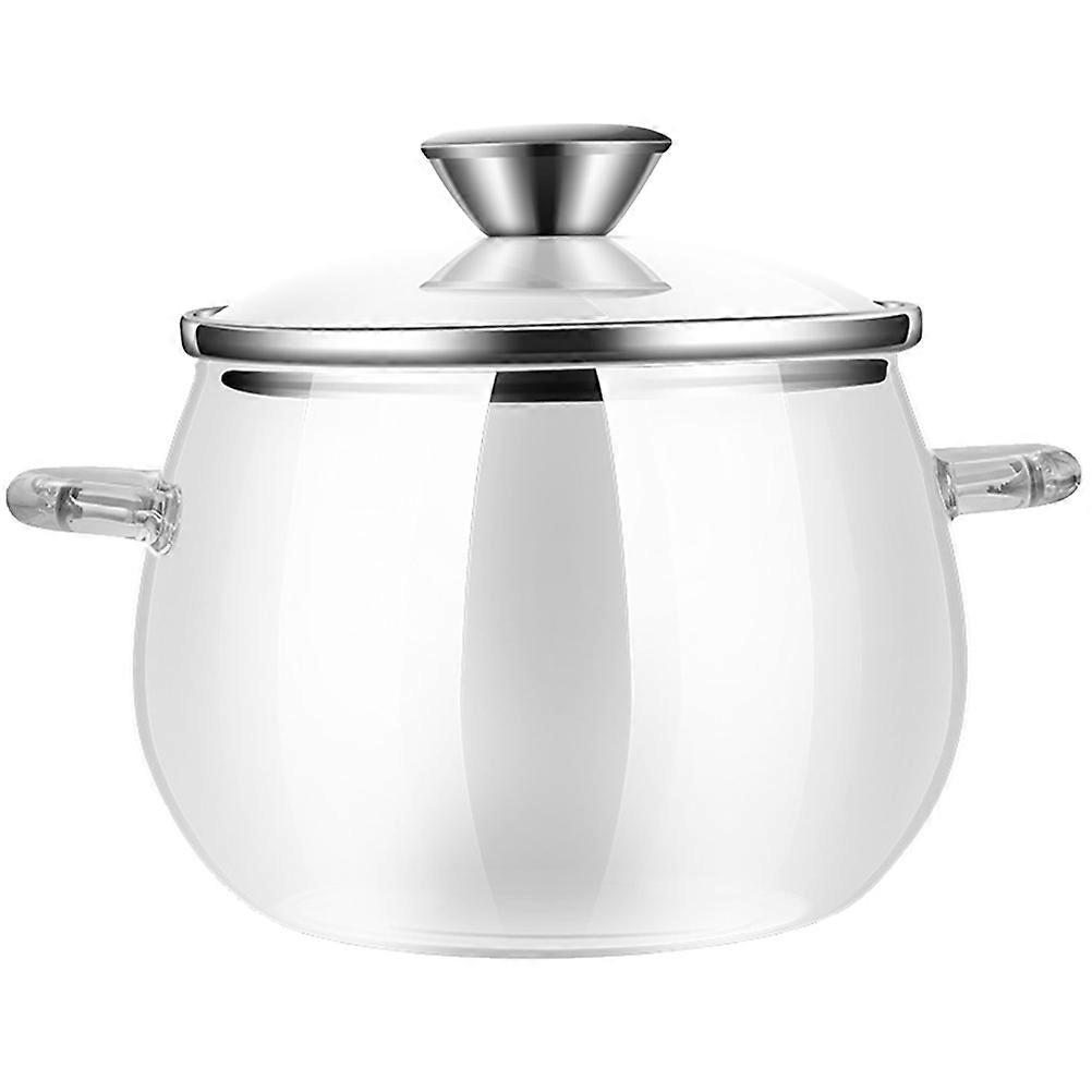 Glass Lard Jar with Spoon, Large Capacity Kitchen Seasoning Container for Oil & Sugar Storage, Portable Lid Design, Smooth Surface, Easy to Clean for