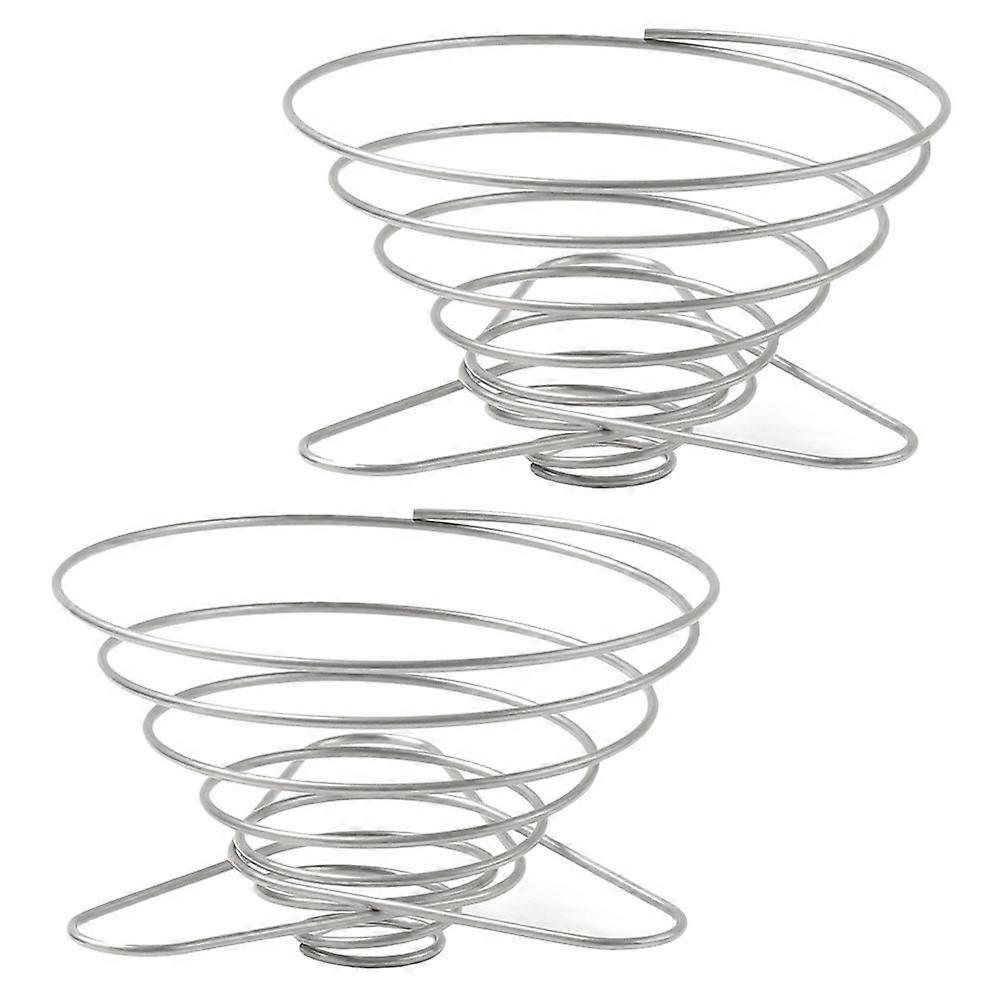 Folding Coffee Filter Rack 2Pack Stainless Steel Designed For Brewing Coffee While Preventing Heat Loss And Easy Maintenance