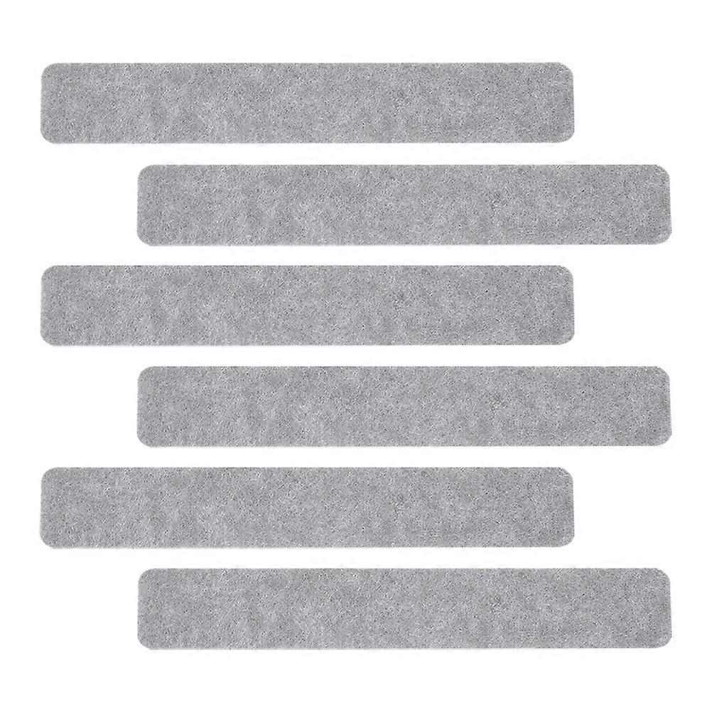 6pcs Self Adhesive Felt Memo Strips for Notes & Photos – Soft Bulletin Board Organizer for Home, Office, and Classroom Use – Easy Setup & Creative