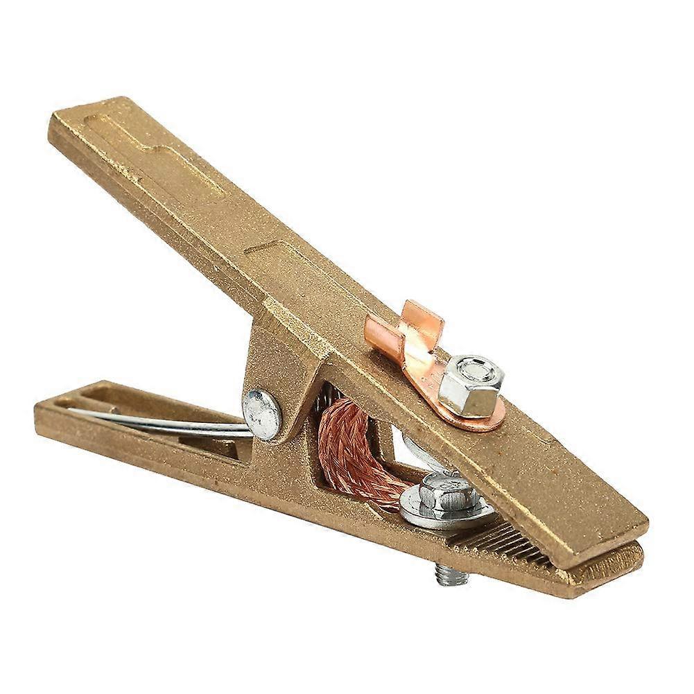 High Conductivity Earth Welding Clamp A-Type Design Brass Material for 260A 300A 500A Compatible with Various Welding Machines