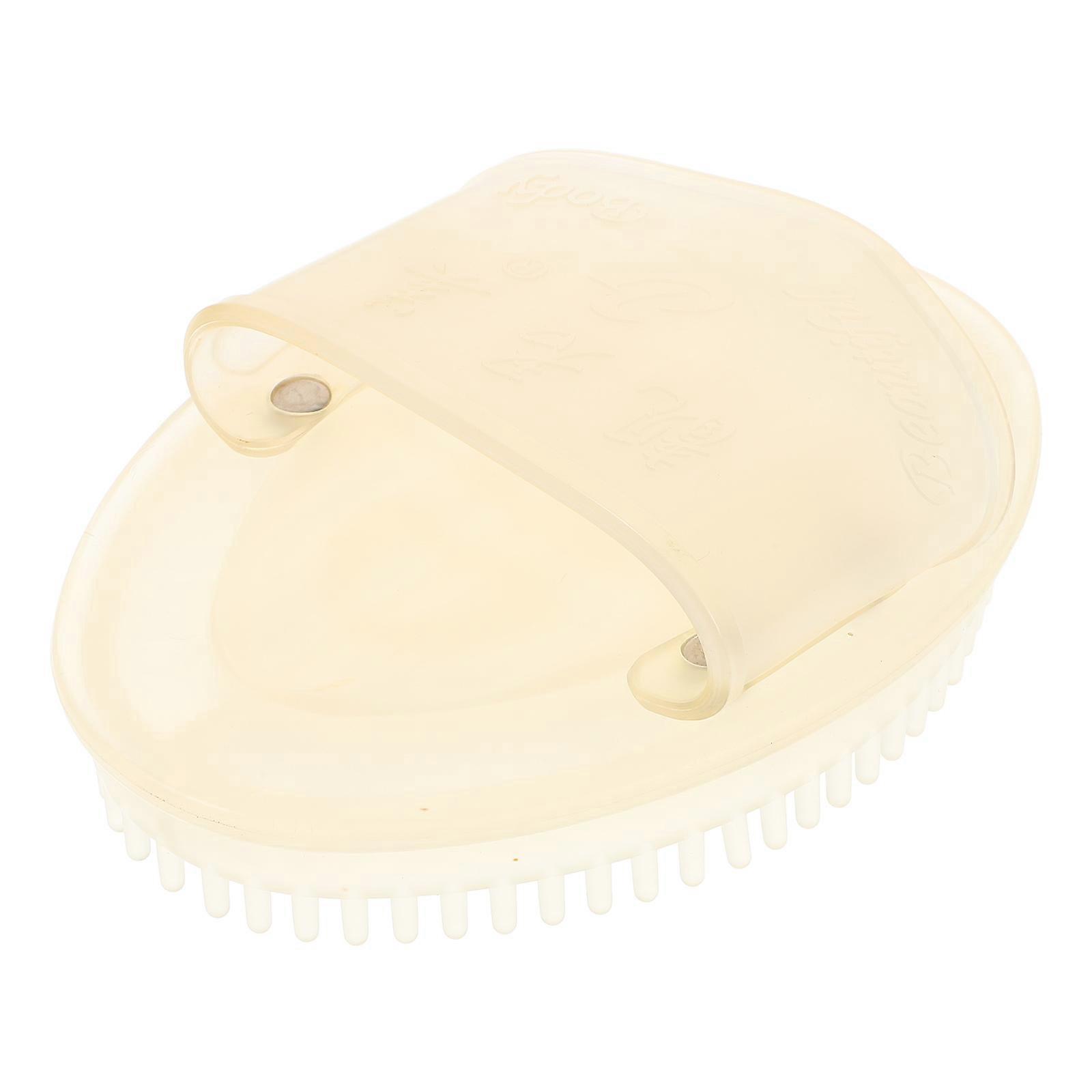 It seems like you're referring to a product description for a **Silicone Leg Massage Brush**, possibly for use in promoting circulation, exfoliation,