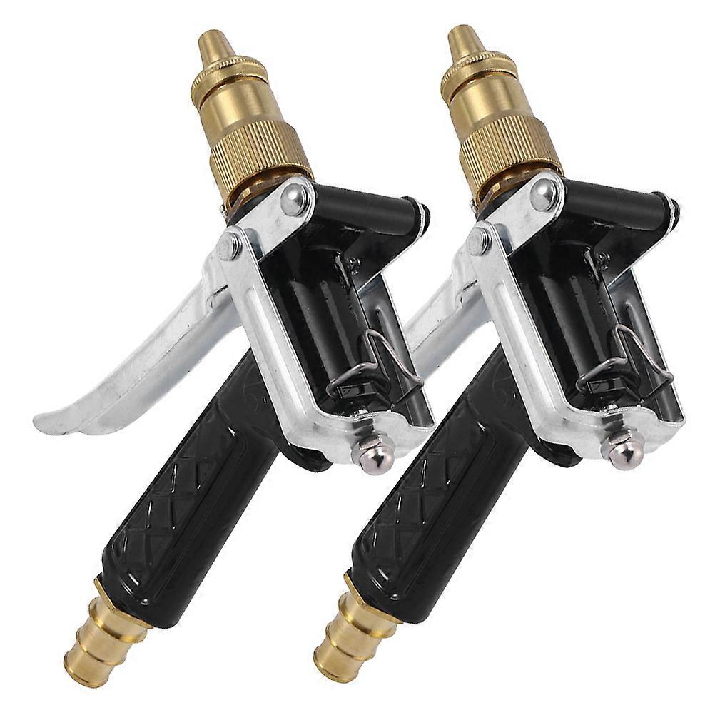 Copper Car Wash Nozzle with High Pressure for Easy Car Cleaning 2 Pieces Assorted Color