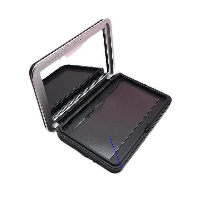 1 Set Refillable Magnetic Makeup Palette With Mirror And Pressure Stamper Empty Cosmetic Pan for Eyeshadow Blush Highlighter Diy Makeup Storage Box