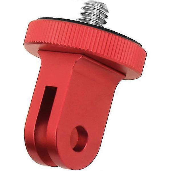 Camera Mount Adapter, Metal Mount Adapter, Conversion Adapter Tripod Mount for Camera (1pcs, Red)