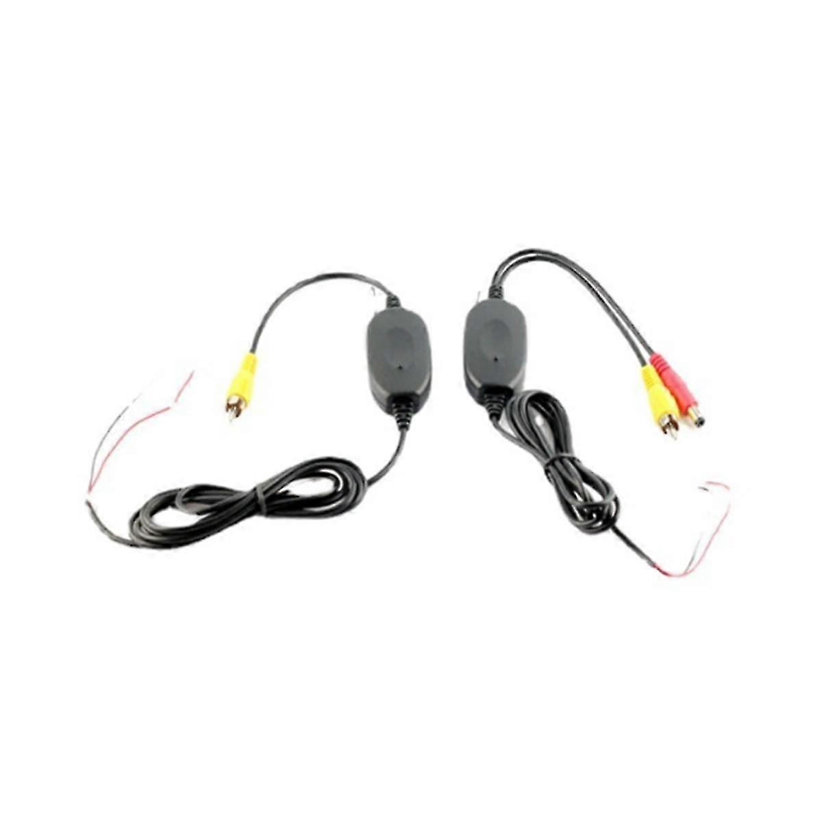 2.4GHZ Wireless Video Transmitter Receiver for Car DVD Monitor WIFI Reverse Rear Backup View Camera
