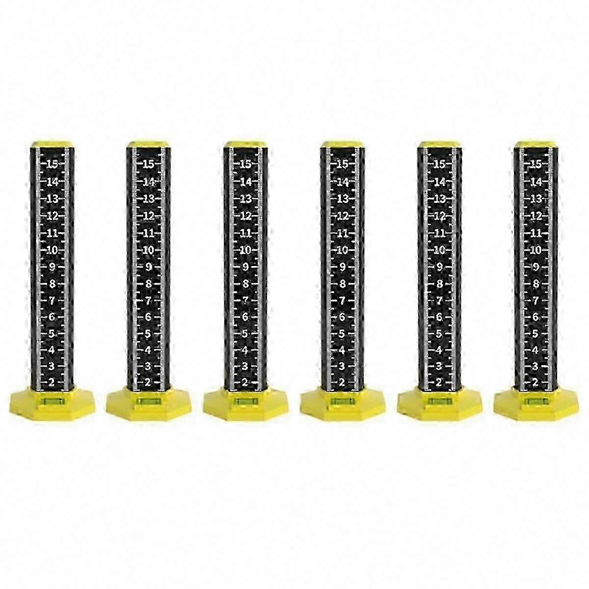 6pcs Magnetic Laser Ceiling Tile Ruler, Drop Ceiling Installation Tool with Height Gauge