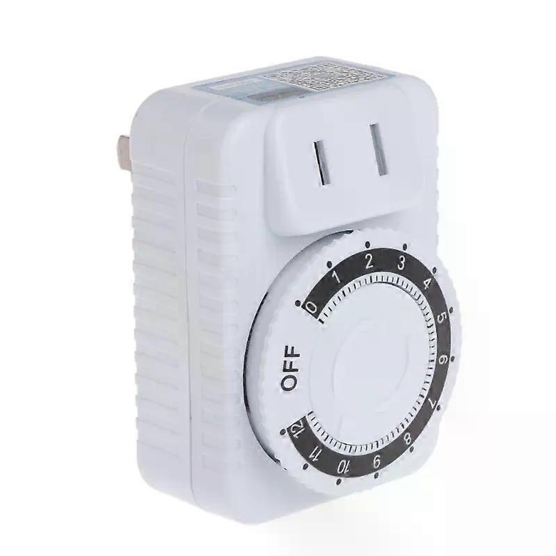 AC 220V 12 Hours Mechanical Wall Plug Switch Socket Outlet with Timer Home Control Appliances