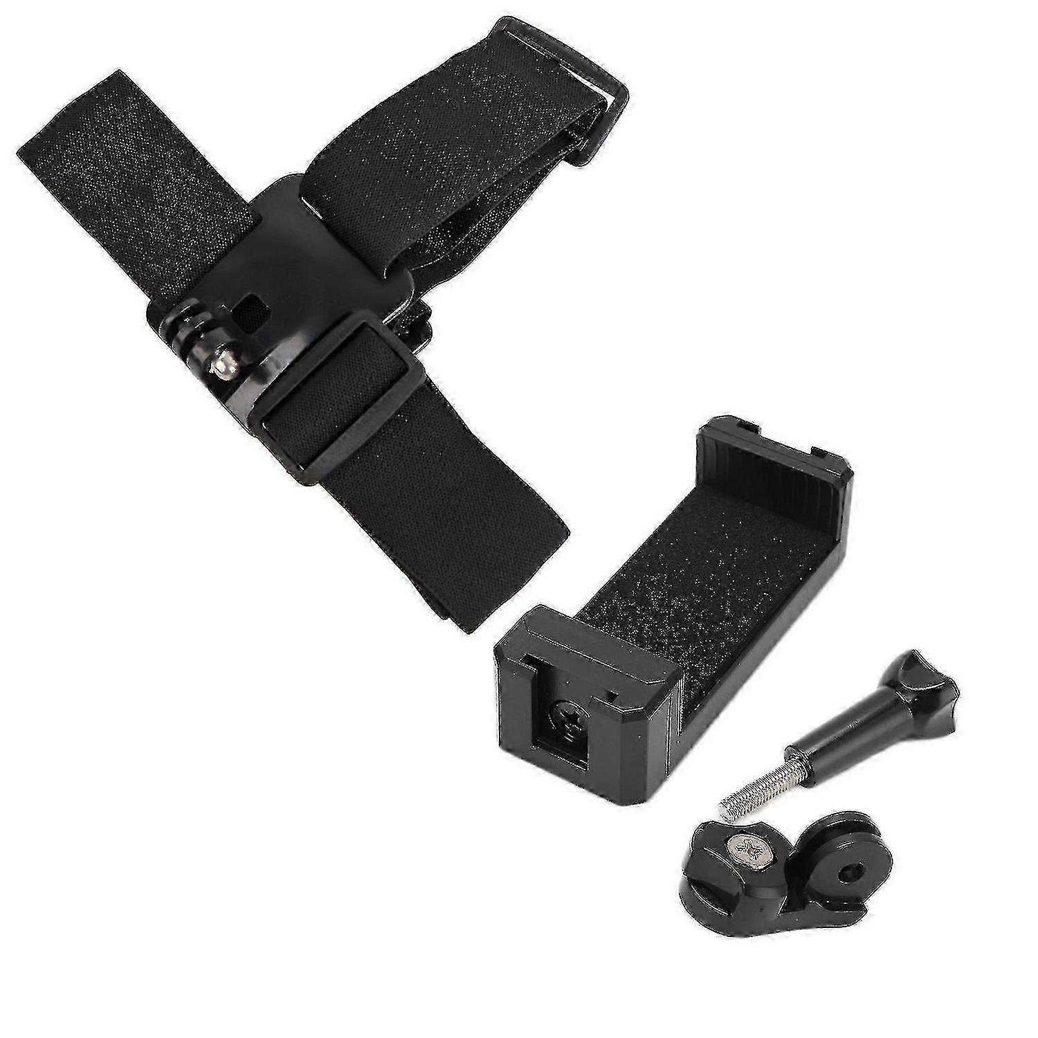 Action Camera Head Strap Mount Adjustable Holder Accessories Kit for Mobile Phone
